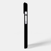 Coques Case-Mate iPhone Monogramme Initial Cadre Noir et Blanc (Verso / Gauche)