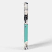 Coques Case-Mate iPhone Monogramme Initial Floral Élégant Mignon (Verso / Droite)