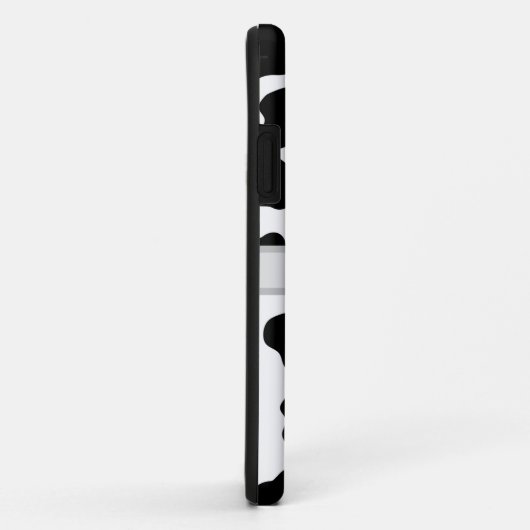 Coques Case-Mate iPhone Monogramme initial Impression personnalisée de la  (Dos/Droite)