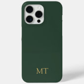 Coques Case-Mate iPhone Monogramme initial minimaliste moderne (Verso)