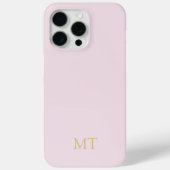 Coques Case-Mate iPhone Monogramme initial minimaliste moderne (Verso)