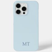 Coques Case-Mate iPhone Monogramme initial minimaliste moderne (Verso)