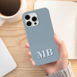 Case-Mate iPhone Case Monogramme initial minimaliste moderne<br><div class="desc">Étui téléphonique minimaliste Moderne Initiale Monogramme. Créez votre propre coque iphone personnalisé avec un nom initial personnalisé.</div>