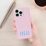 Case-Mate iPhone Case Monogramme initial minimaliste moderne<br><div class="desc">Étui téléphonique minimaliste Moderne Initiale Monogramme. Créez votre propre coque iphone personnalisé avec un nom initial personnalisé.</div>