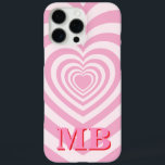 Coques iPhone 16 Pro Max Monogramme initial minimaliste rose moderne<br><div class="desc">Boîtier Téléphonique Monogramme Moderne Rose Minimaliste. Créez votre propre coque iphone personnalisé avec un nom initial personnalisé et un motif en forme de coeur extensible.</div>