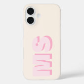 Coques Case-Mate iPhone Monogramme initial moderne (Verso)