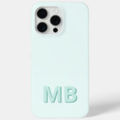 Coques Case-Mate iPhone Monogramme initial moderne simple (Verso)