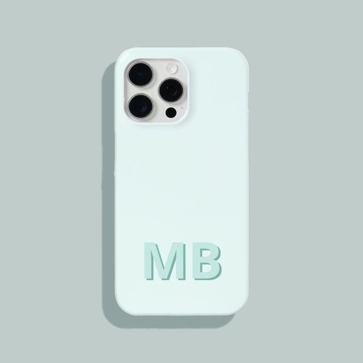 Coques Case-Mate iPhone Monogramme initial moderne simple