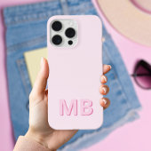 Coques Case-Mate iPhone Monogramme initial moderne simple