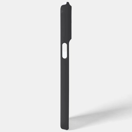 Coques Case-Mate iPhone Monogramme initial noir moderne simple (Verso / Droite)