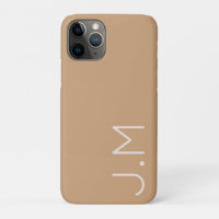 Monogramme Initial Personnel Minimal Neutre