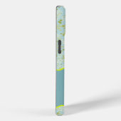 COQUES Case-Mate iPhone MONOGRAMME INITIAL POUR ACQUÉRIR DE PETITES FLEURS (Verso / Droite)