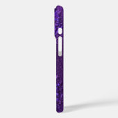 Coques Case-Mate iPhone Monogramme initial violet blanc féminin Abstrait (Verso / Gauche)