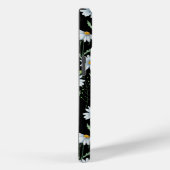 Coques Case-Mate iPhone Monogramme initiale de marguerite blanche aquarell (Verso / Droite)