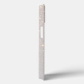 Coques Case-Mate iPhone Monogramme Initiales Subtil Paillettes Crème Bohèm (Verso / Droite)