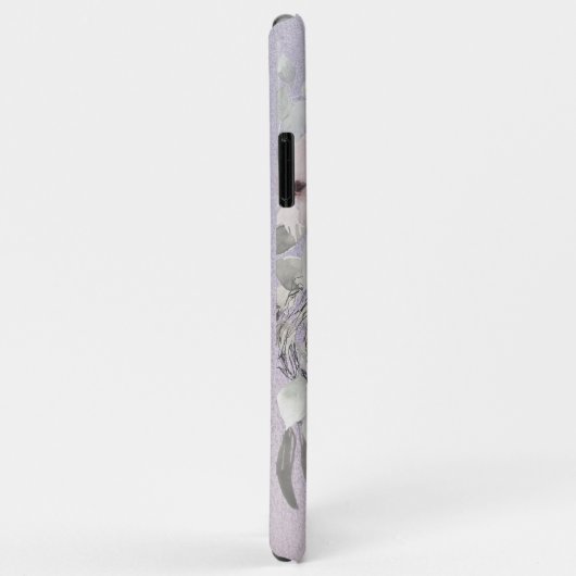 Coques Case-Mate iPhone *~* Monogramme Iridescente Muet Pastel Gradient (Dos/Droite)