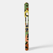 Coques Case-Mate iPhone Monogramme Iris Flowers (Verso / Gauche)