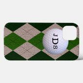 Coques Case-Mate iPhone Monogramme Jacquard vert, Golf Ball iPad Mini Case (Verso (horizontal))
