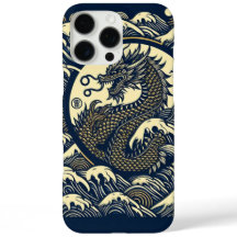 Monogramme japonais Wave Dragon Scale