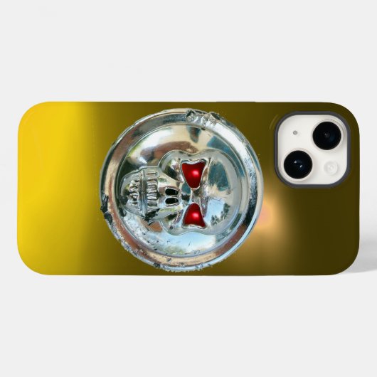 COQUES Case-Mate iPhone MONOGRAMME JAUNE DES ÉQUIPAGES (Verso (horizontal))