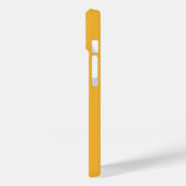 Coques Case-Mate iPhone Monogramme jaune moutarde moderne (Verso / Gauche)