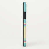 Coques Case-Mate iPhone Monogramme jaune rose bleu Moderne Élégant (Dos/Droite)