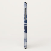 Coques Case-Mate iPhone Monogramme | Jellyfish on Navy Arrière - plan (Dos/Gauche)