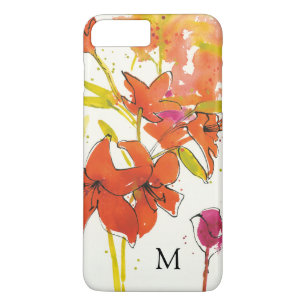 Coque Case-Mate Pour iPhone Monogramme la prune de Patty