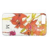 Coques Case-Mate iPhone Monogramme | la prune de Patty (Dos (Horizontal))