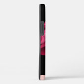 Coques Case-Mate iPhone Monogramme Lady Glam Art Déco Rose noir initial (Verso / Droite)