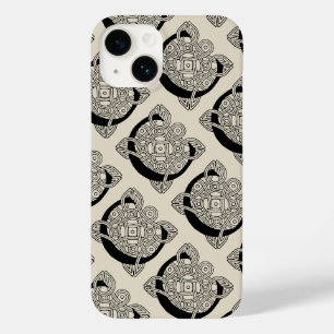 Coque Pour iPhone 14 Monogramme Lettre C Impression Vintage Nœud Celtiq