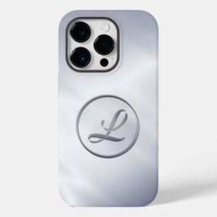 Coque Pour iPhone 14 Pro Monogramme "Lettre L"