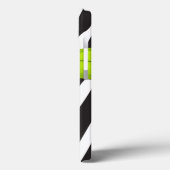 Coques Case-Mate iPhone Monogramme Lime noir blanc Zèbre rayé iPad Air (Verso / Gauche)