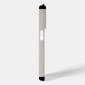 Coques Case-Mate iPhone Monogramme | Linge minimal moderne Look Nom initia (Verso / Droite)