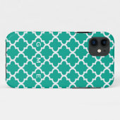 Coques Case-Mate iPhone Monogramme marocain de la conception 3 de tuile de (Dos (Horizontal))