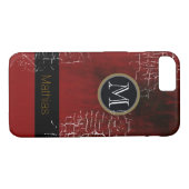 Coques Case-Mate iPhone monogramme masculin (Dos (Horizontal))
