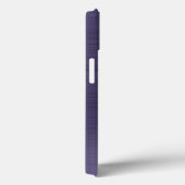 Coques Case-Mate iPhone Monogramme Métal brossé violet (Verso / Droite)