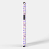 Coques Case-Mate iPhone Monogramme mignon violet joli rose magique (Verso / Droite)