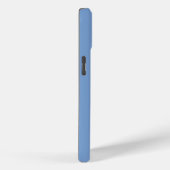 Coques Case-Mate iPhone Monogramme minimal bleu (Verso / Droite)