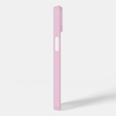 Coques Case-Mate iPhone Monogramme minimal initial de giron rose moderne (Verso / Droite)