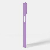Coques Case-Mate iPhone Monogramme minimal Lilac violet moderne (Verso / Droite)