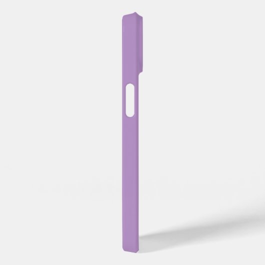 Coques Case-Mate iPhone Monogramme minimal Lilac violet moderne (Verso / Droite)