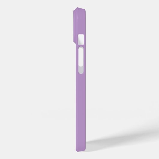 Coques Case-Mate iPhone Monogramme minimal Lilac violet moderne (Verso / Gauche)