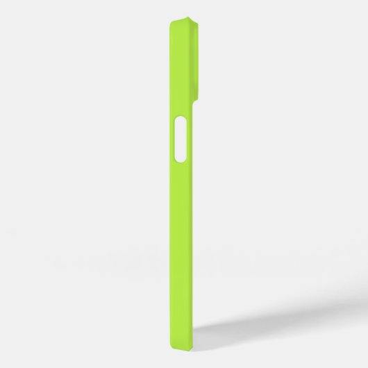 Coques Case-Mate iPhone Monogramme minimal Moderne Lime Vert (Verso / Droite)