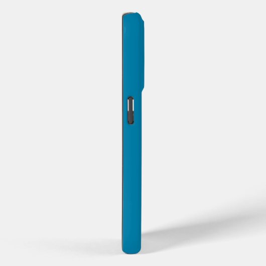 Coques Case-Mate iPhone Monogramme minimal Turquoise (Verso / Droite)