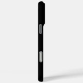 Coques Case-Mate iPhone Monogramme minimaliste moderne noir (Verso / Droite)