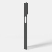Coques Case-Mate iPhone Monogramme modéré minimaliste (Verso / Droite)