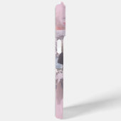 Coques Case-Mate iPhone Monogramme moderne 6 photo Collage rose vif (Verso / Droite)