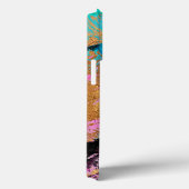 Coques Case-Mate iPhone Monogramme moderne abstrait élégant personnalisé (Verso / Droite)