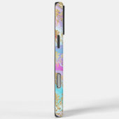Coques Case-Mate iPhone Monogramme Moderne Abstrait Paillettes Personnalis (Verso / Droite)